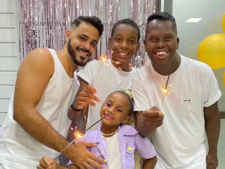 Renan (Esq.), Marquinhos (Centro), Silvio (Dir.) e Luísa | Foto: Reprodução / Instagram 