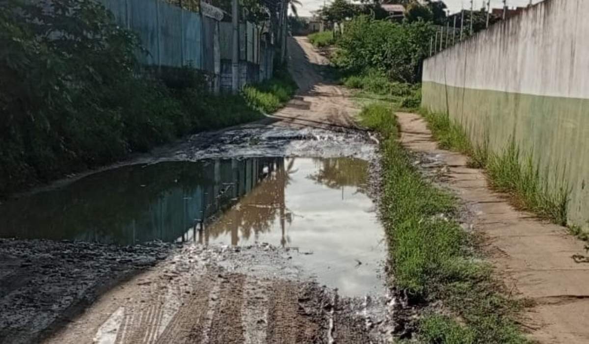 Rua Amanari- Santo Antônio dos prazeres Foto leitor Acorda Cidade