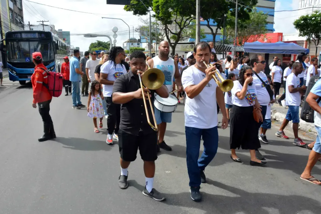 Caminhada familia Azul