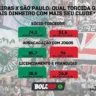 Torcedores dos Times São Paulo e Palmeiras