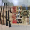 Polícia Federal captura foragido e apreende diversas armas de fogo