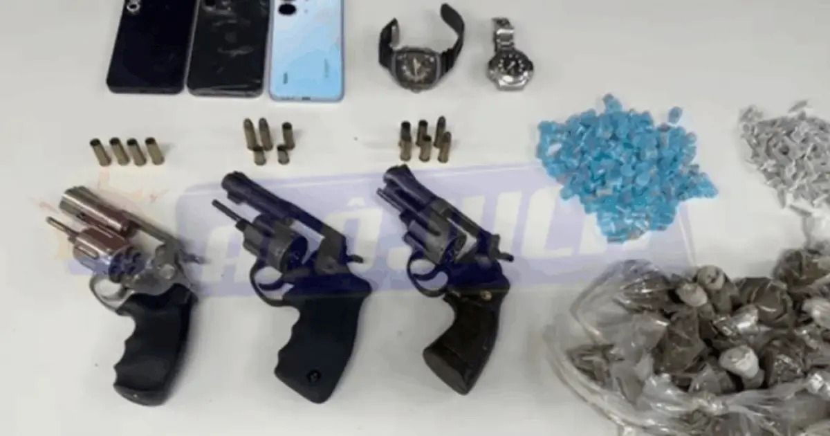 Armas apreendidas