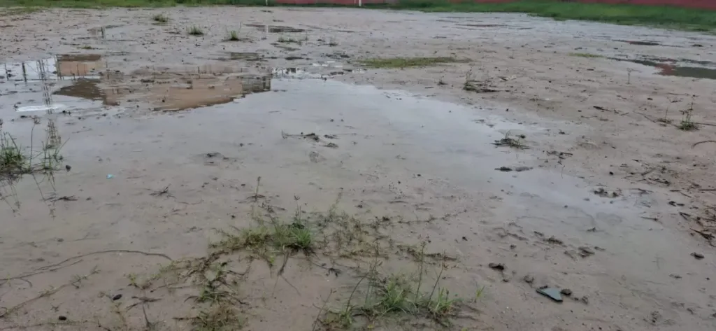 Campo de futebol no bairro Conceição