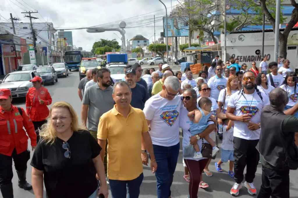 Caminhada familia Azul
