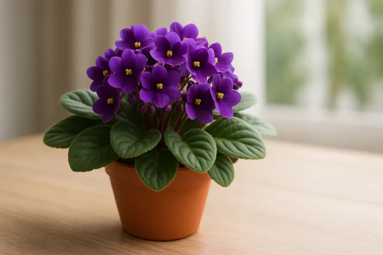 Conheça o significado de uma Violeta Africana como presente
