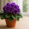 Conheça o significado de uma Violeta Africana como presente