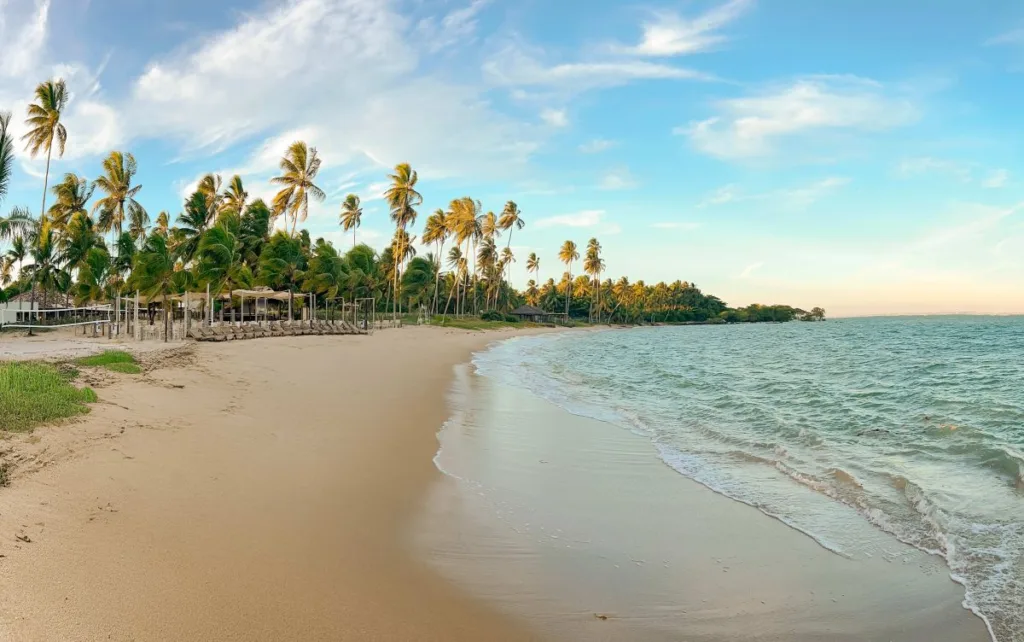 vista da praia no Village Itaparica