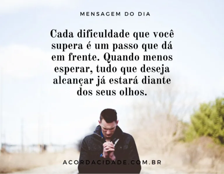 Mensagem do dia