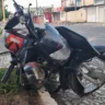 Motociclista fica gravemente ferido após colisão com carro na Avenida Maria Quitéria - acidente de moto