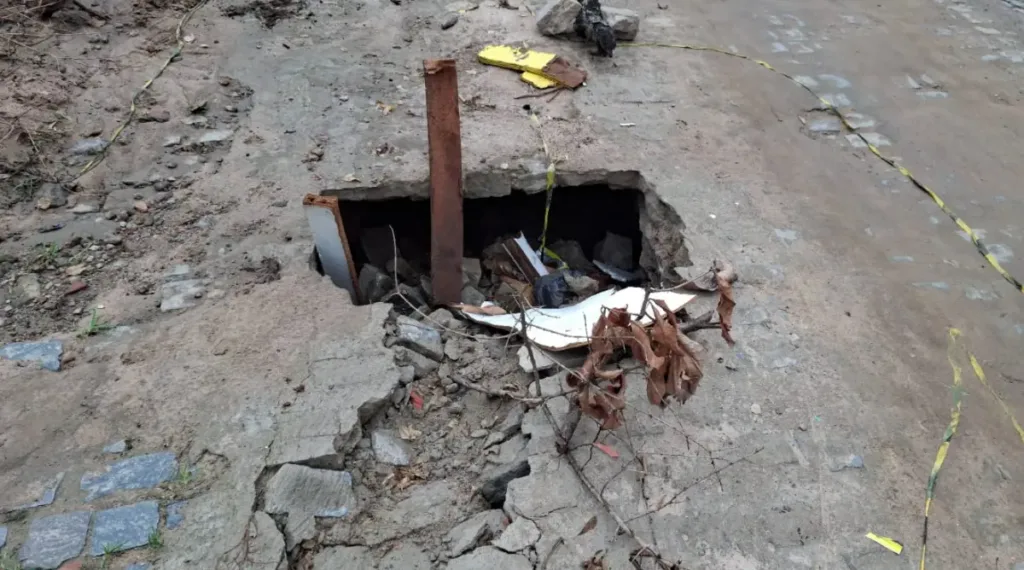 Moradores do Caseb cobram conclusão de obra da Embasa