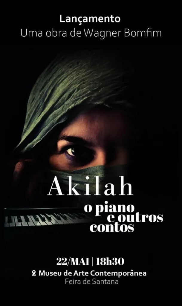 Livro “Akilah – O Piano e Outros Contos” é lançado nesta quinta (22)