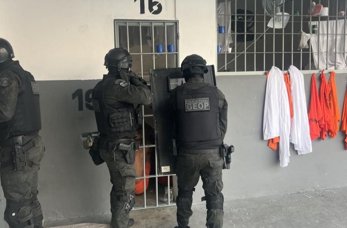Seap deflagra operação conjunta no presídio de Eunápolis