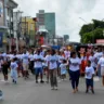 Caminhada familia Azul