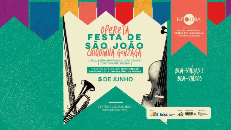 Neojiba card Opereta festa de São João