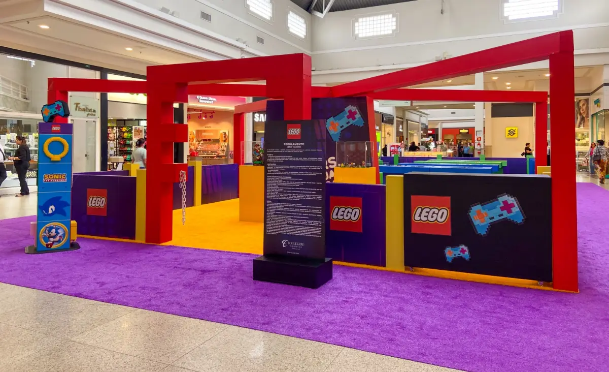 Lego no Shopping Boulevard