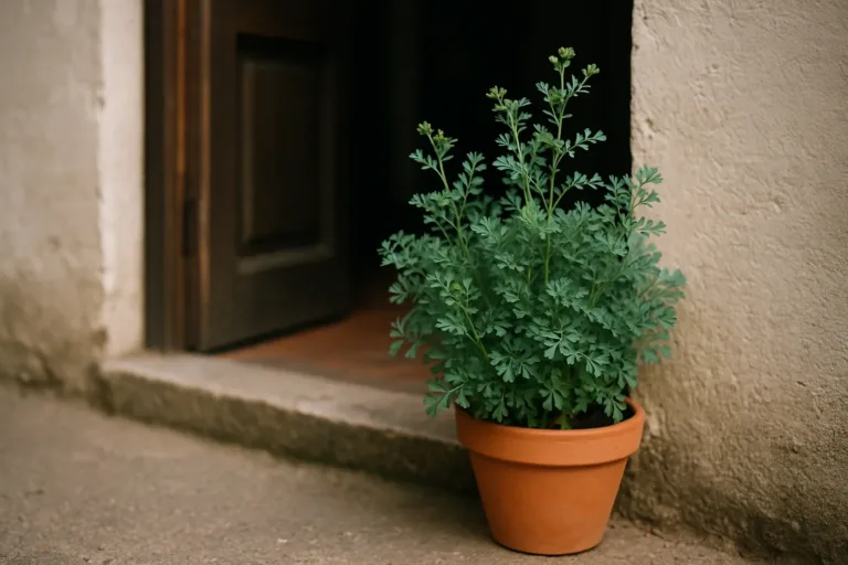 Arruda perto da porta a escolha certeira para espantar moscas naturalmente