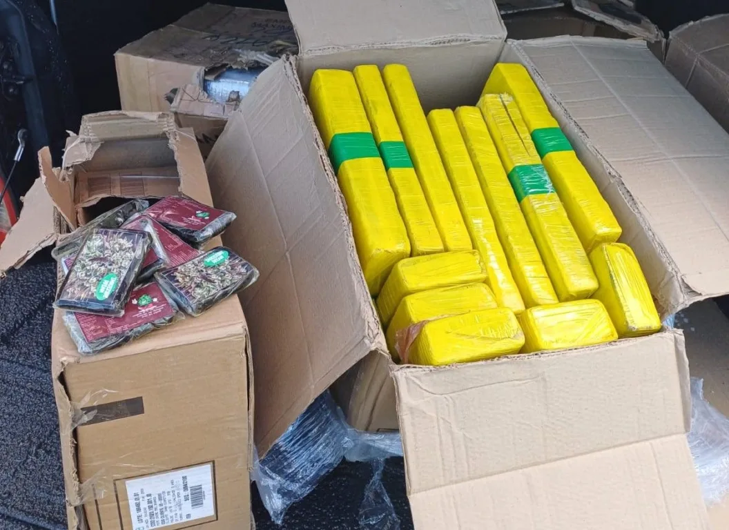 polícia intercepta cerca de 3 toneladas de maconha
