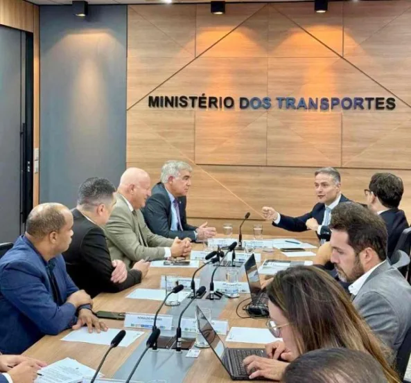 Reunião - ministro dos Transportes - Fotos - Karol Santos - ASCOM Zé Neto