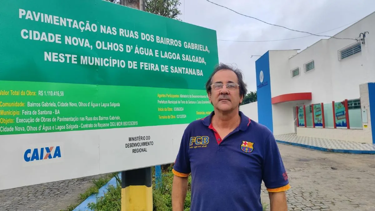 Marcelo Santos, morador da Rua João Beda Mendonça