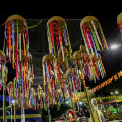 Decoração junina de Santo Antônio de Jesus