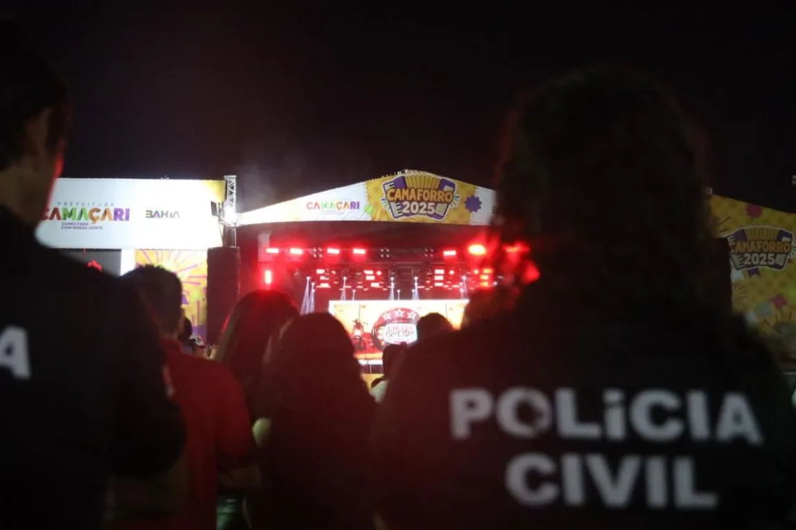 Polícia civil no camaforró - fiscalização de uso de bebidas alcóolicas por jovens