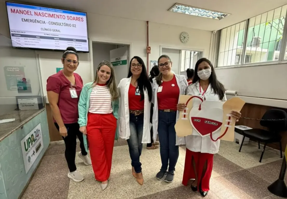 Junho Vermelho na UPA Estadual de Feira de Santana