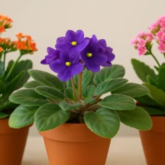 Minha violeta-africana estava só pela hora da morte mas um truque salvou a floração