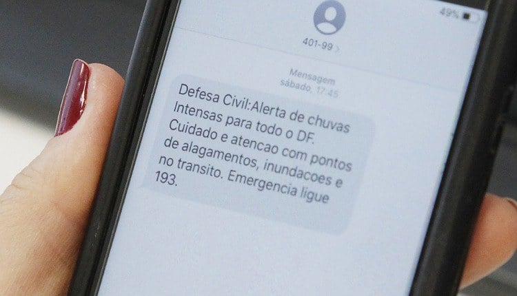 Defesa Civil Alerta por SMS