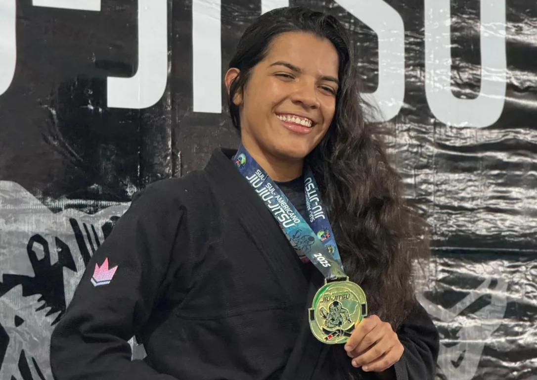 Atleta de jiu-jitsu