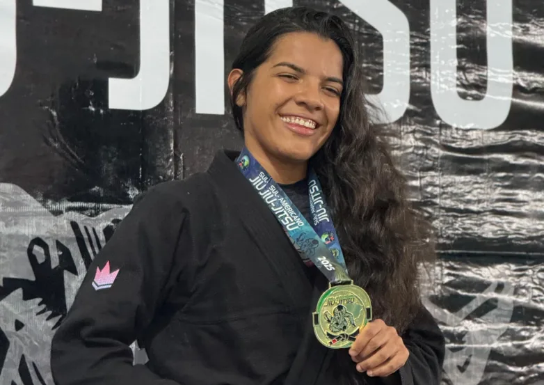 Atleta de jiu-jitsu
