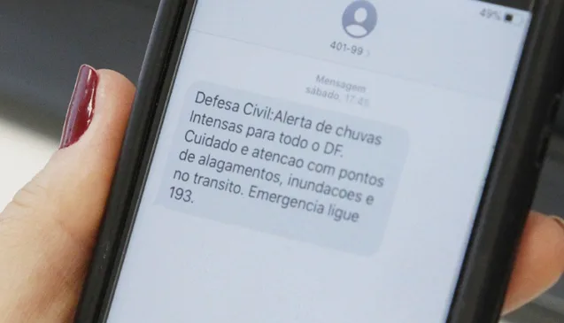 Defesa Civil Alerta por SMS
