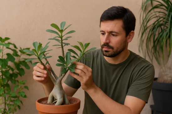 Rosa-do-deserto sem flores 5 explicações para a floração adormecida