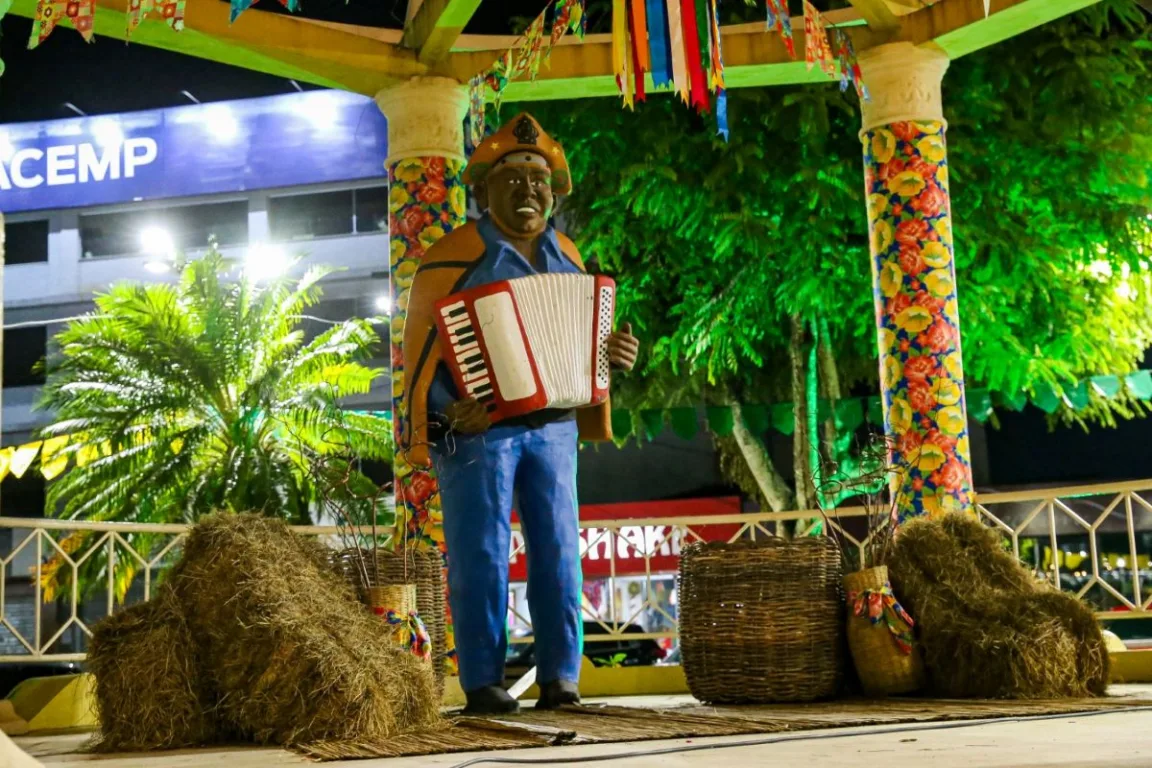 Decoração junina de Santo Antônio de Jesus
