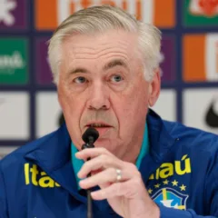 Carlo Ancelotti , técnico da Seleção Brasileira
