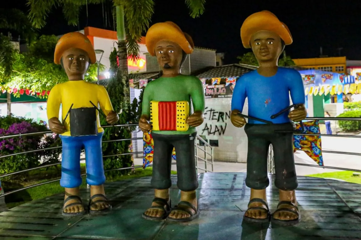 Decoração junina de Santo Antônio de Jesus