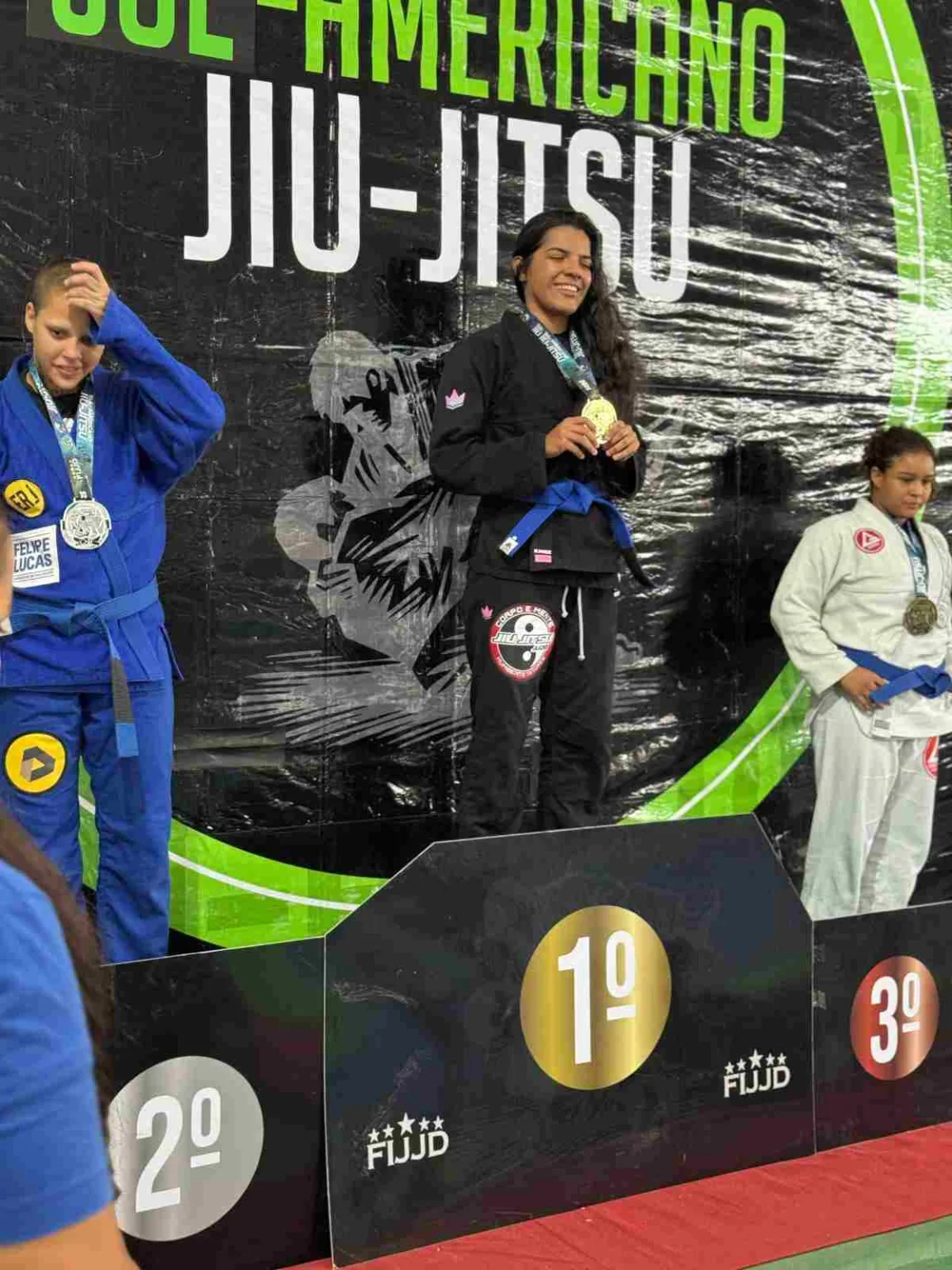 Atleta de jiu-jitsu