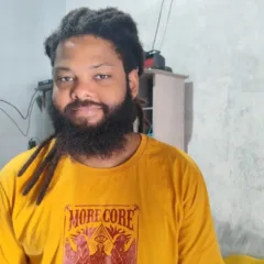 João Victor - estudante de geografia - repórter Ed Santos