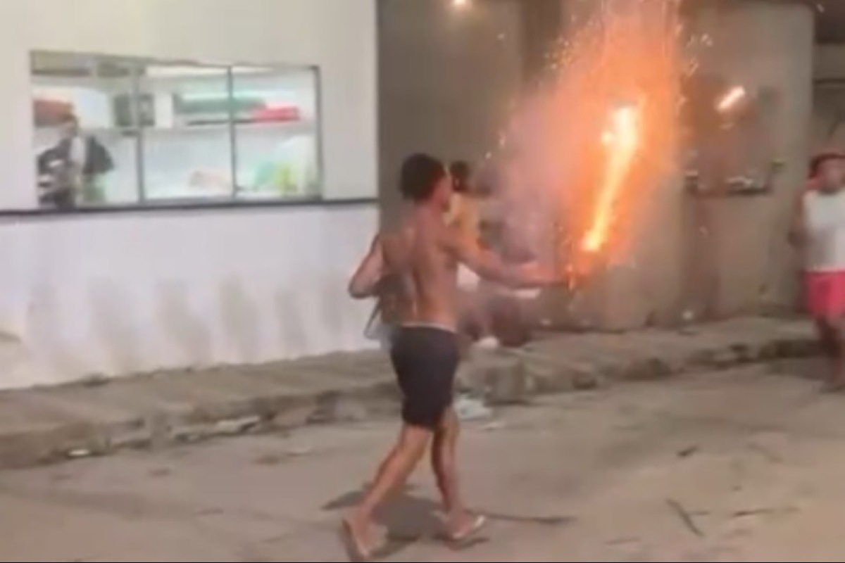 Acidente com espadas em Cruz das Almas