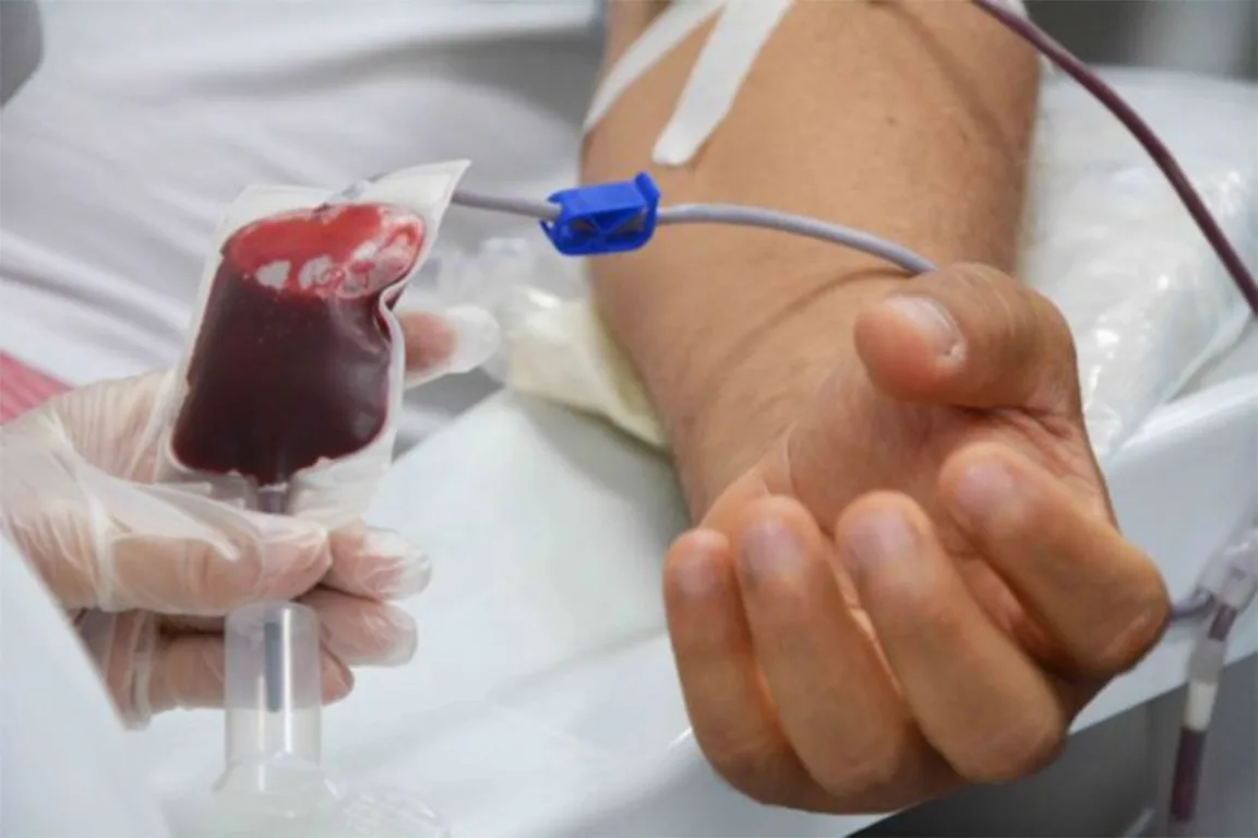 Doação de sangue Hemoba