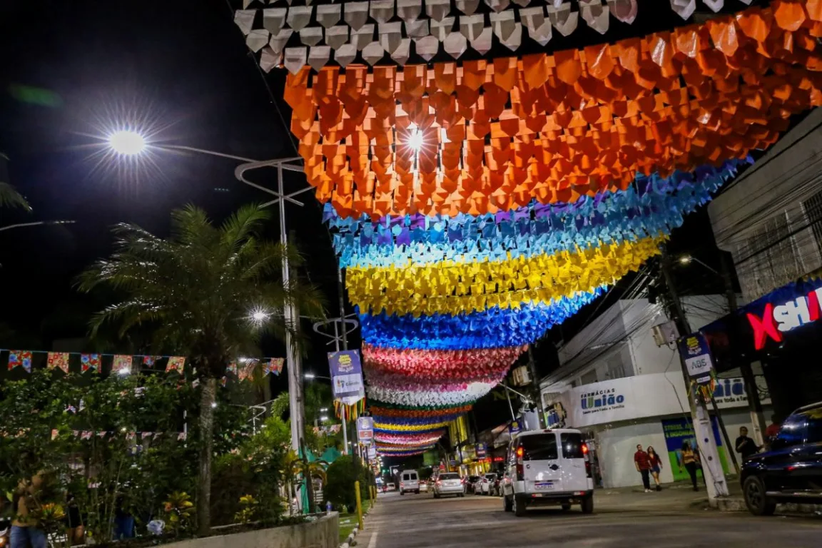 Decoração junina de Santo Antônio de Jesus
