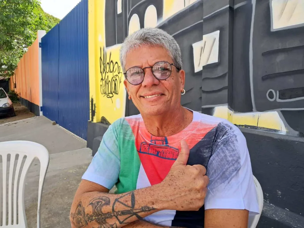 Joselito Reis, coordenador do Bando Anunciador do bairro Olhos D'Água