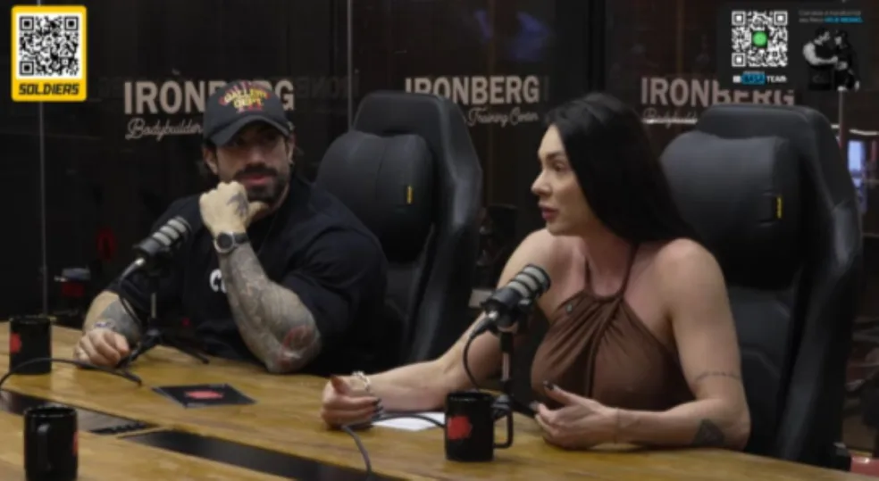 Juju Salimeni e Diogo Basaglia
