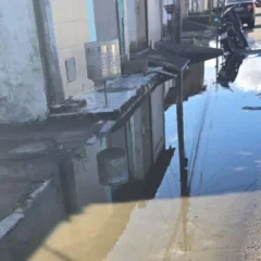 Vazamento de esgoto no bairro Panorama