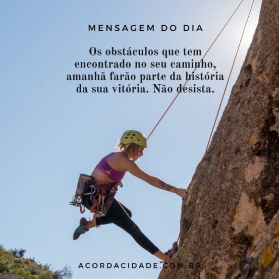 Mensagem de motivação