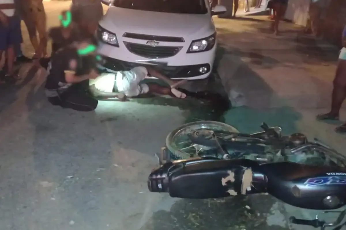 Motociclista tem pé amputado após grave acidente em Guanambi; motorista fugiu sem prestar socorro