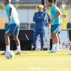 Primeiro treino da Seleção Brasileira sob comando de Carlo Ancelotti