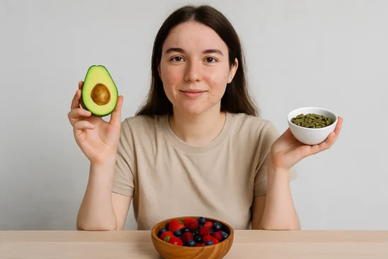 3 alimentos que melhoram a pele e ajudam a diminuir a acne