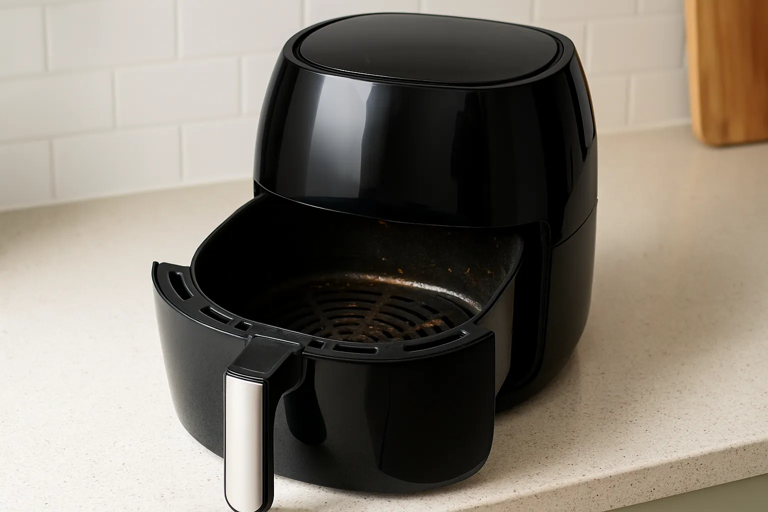 A mistura que aprendi no TikTok deixou minha air fryer como nova