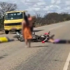 Motociclistas morrem após colisão no sudoeste da Bahia