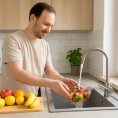 Como higienizar frutas com uma solução natural